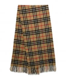 Burberry's（バーバリーズ）の古着「ノヴァチェックカシミヤマフラー」｜ブラウン