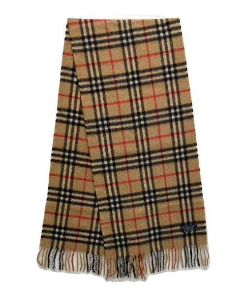 Burberry's（バーバリーズ）Burberry's (バーバリーズ) ノヴァチェックカシミヤマフラー ブラウンの古着・服飾アイテム