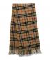 Burberry's (バーバリーズ) ノヴァチェックカシミヤマフラー ブラウン：8000円