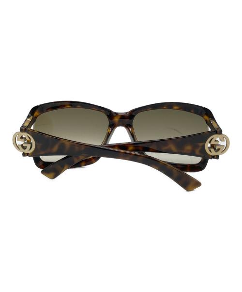 GUCCI（グッチ）GUCCI (グッチ) インターロッキングG サングラス ブラウンの古着・服飾アイテム