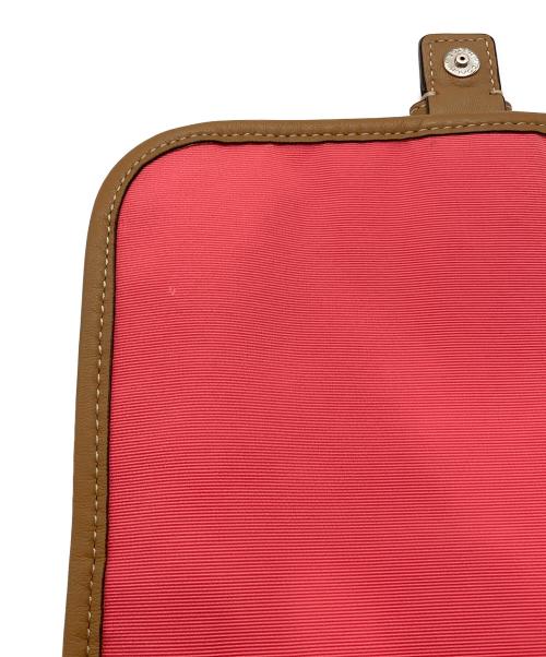 COACH（コーチ）COACH (コーチ) レザーショルダーバッグ ブラウンの古着・服飾アイテム