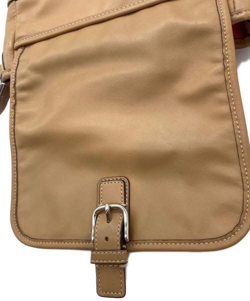 COACH（コーチ）COACH (コーチ) レザーショルダーバッグ ブラウンの古着・服飾アイテム