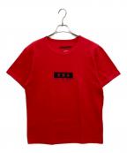 GOD SELECTION XXXゴッド セレクション トリプルエックス）の古着「ダメージ加工TEE」｜レッド