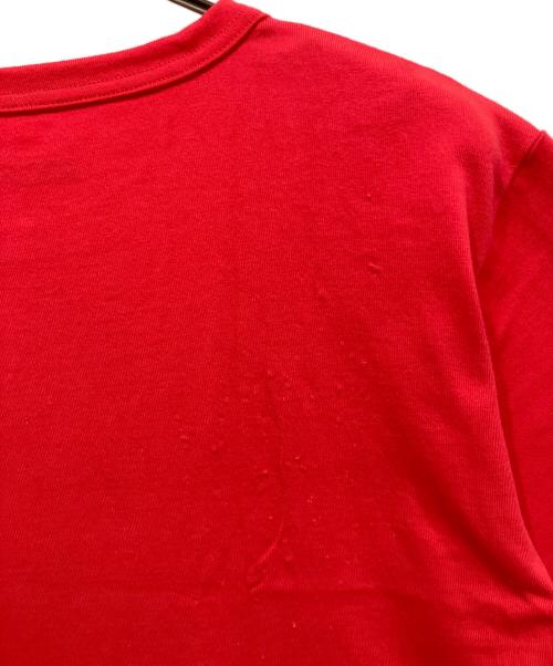 GOD SELECTION XXX（ゴッド セレクション トリプルエックス）GOD SELECTION XXX (ゴッド セレクション トリプルエックス) ダメージ加工TEE レッド サイズ:Lの古着・服飾アイテム