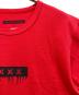 中古・古着 GOD SELECTION XXX (ゴッド セレクション トリプルエックス) ダメージ加工TEE レッド サイズ:L：5000円