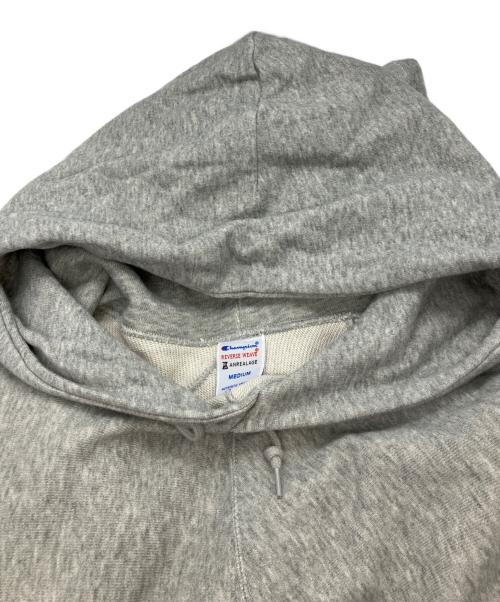 Champion REVERSE WEAVE（チャンピオン リバース ウィーブ）Champion REVERSE WEAVE (チャンピオン リバース ウィーブ) ANREALAGE (アンリアレイジ) ドレープパーカー グレー サイズ:Mの古着・服飾アイテム