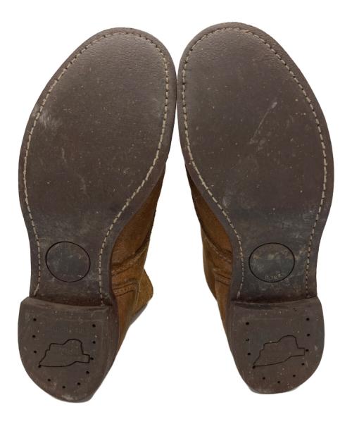 RED WING（レッドウィング）RED WING (レッドウィング) IRON RANGE BOOTS スエードレザーブーツ ブラウン サイズ:7Dの古着・服飾アイテム