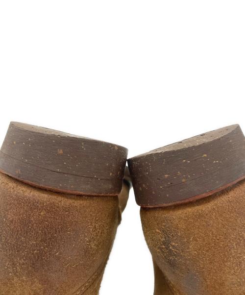 RED WING（レッドウィング）RED WING (レッドウィング) IRON RANGE BOOTS スエードレザーブーツ ブラウン サイズ:7Dの古着・服飾アイテム