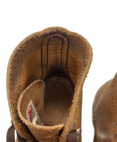 RED WING（レッドウィング）RED WING (レッドウィング) IRON RANGE BOOTS スエードレザーブーツ ブラウン サイズ:7Dの古着・服飾アイテム