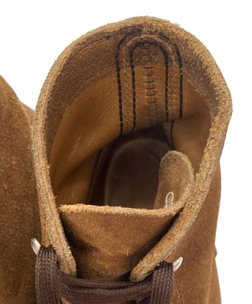 RED WING（レッドウィング）RED WING (レッドウィング) IRON RANGE BOOTS スエードレザーブーツ ブラウン サイズ:7Dの古着・服飾アイテム