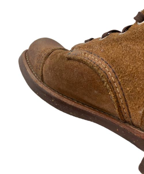 RED WING（レッドウィング）RED WING (レッドウィング) IRON RANGE BOOTS スエードレザーブーツ ブラウン サイズ:7Dの古着・服飾アイテム