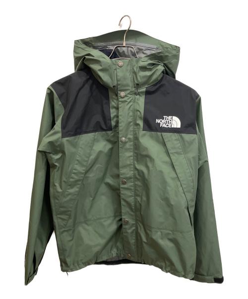 THE NORTH FACE（ザ ノース フェイス）THE NORTH FACE (ザ ノース フェイス) Mountain Raintex Jacket レインテックスジャケット グリーン×ブラック サイズ:XXLの古着・服飾アイテム