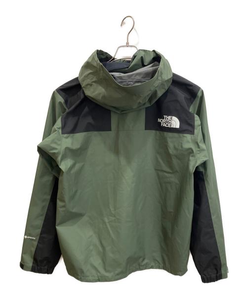 THE NORTH FACE（ザ ノース フェイス）THE NORTH FACE (ザ ノース フェイス) Mountain Raintex Jacket レインテックスジャケット グリーン×ブラック サイズ:XXLの古着・服飾アイテム