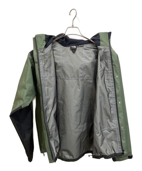 THE NORTH FACE（ザ ノース フェイス）THE NORTH FACE (ザ ノース フェイス) Mountain Raintex Jacket レインテックスジャケット グリーン×ブラック サイズ:XXLの古着・服飾アイテム
