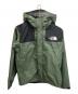 THE NORTH FACE（ザ ノース フェイス）の古着「Mountain Raintex Jacket レインテックスジャケット」｜グリーン×ブラック