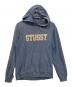stussy（ステューシー）の古着「ロゴパーカー」｜ブルー