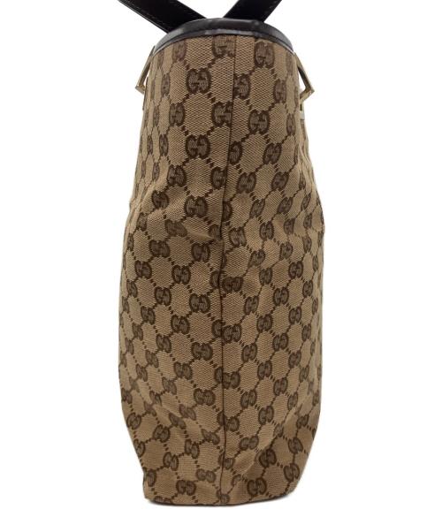 GUCCI（グッチ）GUCCI (グッチ) GGキャンバス トートバッグ ベージュの古着・服飾アイテム