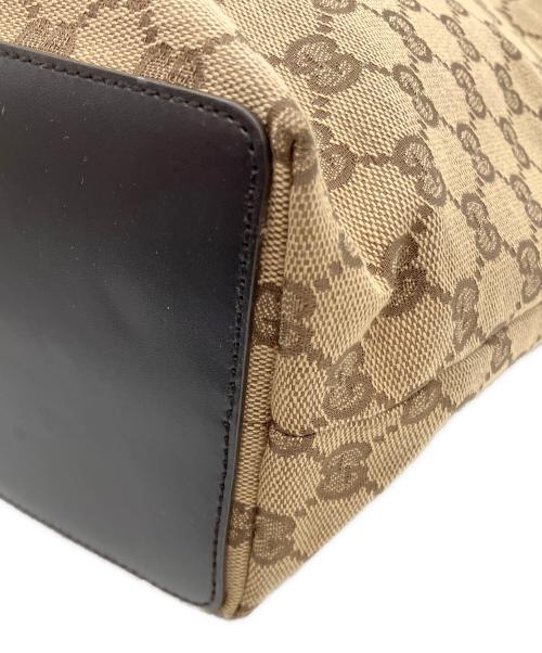 GUCCI（グッチ）GUCCI (グッチ) GGキャンバス トートバッグ ベージュの古着・服飾アイテム