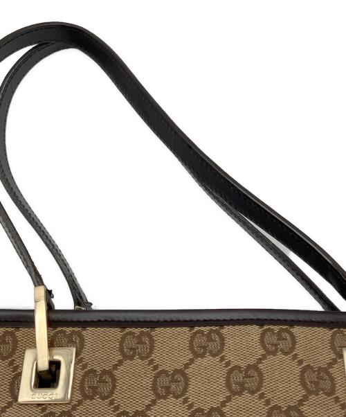 GUCCI（グッチ）GUCCI (グッチ) GGキャンバス トートバッグ ベージュの古着・服飾アイテム