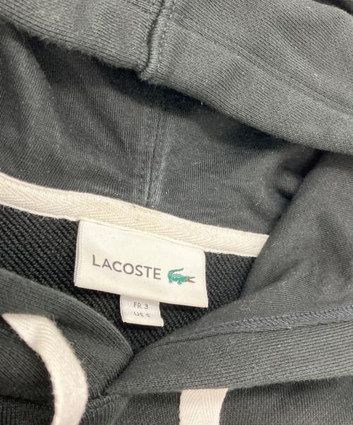 LACOSTE（ラコステ）LACOSTE (ラコステ) ニューアイコンスウェットパーカ ブラック サイズ:Sの古着・服飾アイテム