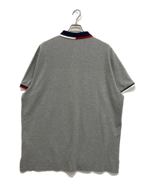 POLO RALPH LAUREN（ポロ・ラルフローレン）POLO RALPH LAUREN (ポロ・ラルフローレン) USAプリント ポロシャツ グレー サイズ:XXLの古着・服飾アイテム