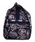 中古・古着 LeSportsac (レスポートサック) 絞り和柄ボストンバッグ ネイビー：6000円