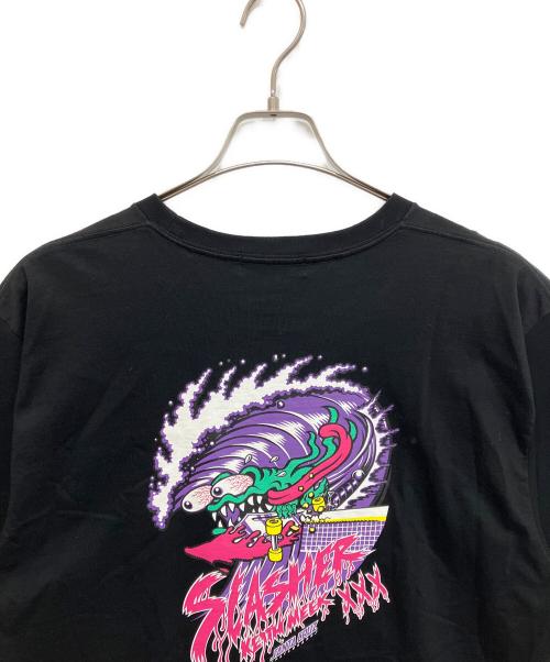 GOD SELECTION XXX（ゴッド セレクション トリプルエックス）GOD SELECTION XXX (ゴッド セレクション トリプルエックス) SANTA CRUZ (サンタクルーズ) コラボTEE ブラック サイズ:Lの古着・服飾アイテム