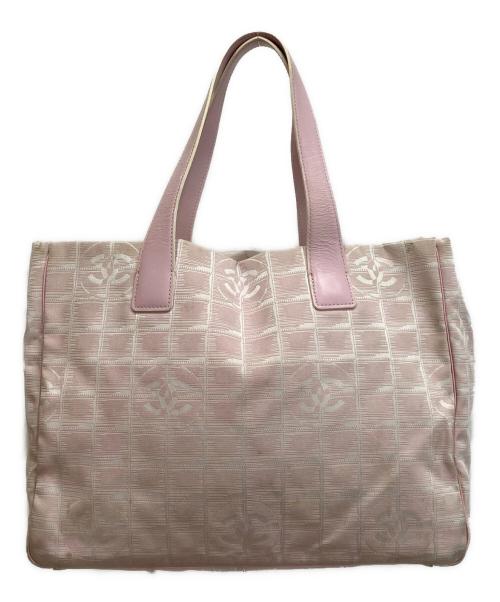 CHANEL（シャネル）CHANEL (シャネル) ニュートラベルライン トートバッグ ピンクの古着・服飾アイテム