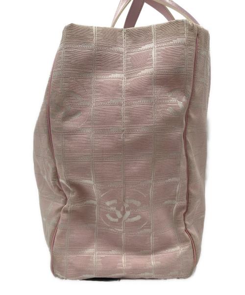 CHANEL（シャネル）CHANEL (シャネル) ニュートラベルライン トートバッグ ピンクの古着・服飾アイテム