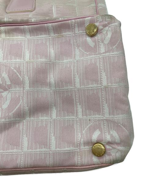 CHANEL（シャネル）CHANEL (シャネル) ニュートラベルライン トートバッグ ピンクの古着・服飾アイテム