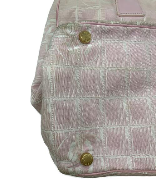 CHANEL（シャネル）CHANEL (シャネル) ニュートラベルライン トートバッグ ピンクの古着・服飾アイテム