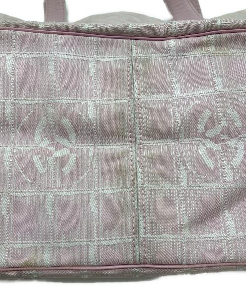 CHANEL（シャネル）CHANEL (シャネル) ニュートラベルライン トートバッグ ピンクの古着・服飾アイテム