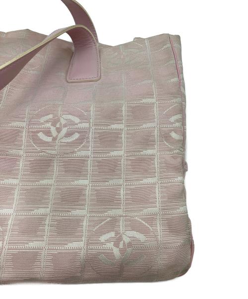 CHANEL（シャネル）CHANEL (シャネル) ニュートラベルライン トートバッグ ピンクの古着・服飾アイテム