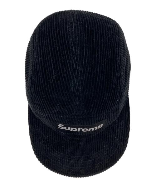 SUPREME（シュプリーム）Supreme (シュプリーム) FW24コーデュロイキャップ ブラックの古着・服飾アイテム