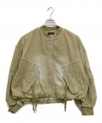 MAISON SPECIALメゾンスペシャル）の古着「Washed MA-1」｜ベージュ