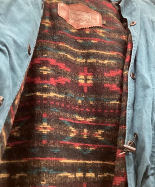 WOOLRICH（ウールリッチ）WOOLRICH (ウールリッチ) 90S ライナー付きダック地マウンテンパーカージャケット ブルー サイズ:Sの古着・服飾アイテム
