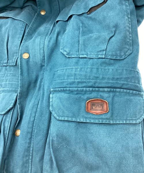WOOLRICH（ウールリッチ）WOOLRICH (ウールリッチ) 90S ライナー付きダック地マウンテンパーカージャケット ブルー サイズ:Sの古着・服飾アイテム