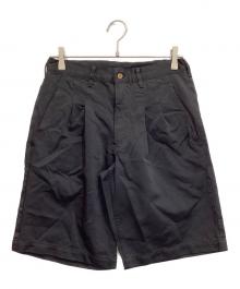 COMME des GARCONS HOMME DEUX（コムデギャルソン オム ドゥ）の古着「2タックハーフパンツ」｜ブラック