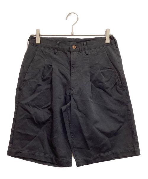 COMME des GARCONS HOMME DEUX（コムデギャルソン オム ドゥ）COMME des GARCONS HOMME DEUX (コムデギャルソン オム ドゥ) 2タックハーフパンツ ブラック サイズ:XSの古着・服飾アイテム