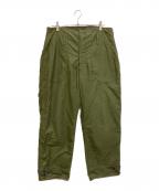 ALPHAアルファ）の古着「DECK TROUSERS」｜オリーブ