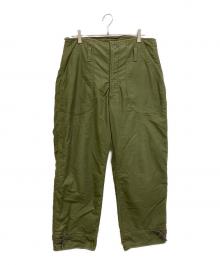 ALPHA（アルファ）の古着「DECK TROUSERS」｜オリーブ