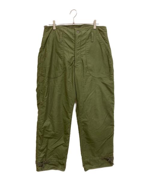 ALPHA（アルファ）ALPHA (アルファ) DECK TROUSERS オリーブ サイズ:Ｍの古着・服飾アイテム