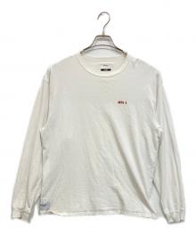 WTAPS×MIN-NANO（ダブルタップス×ミンナノ）の古着「FLAVA. DESIGN 02 L/S ロングスリーブカットソー」｜ホワイト