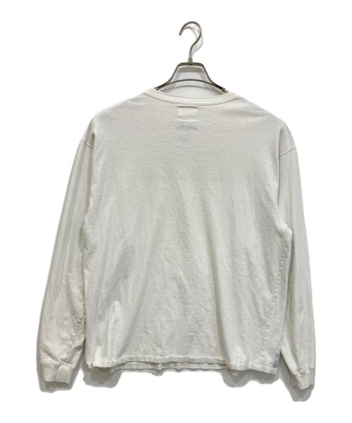 WTAPS（ダブルタップス）WTAPS (ダブルタップス) MIN-NANO (ミンナノ) FLAVA. DESIGN 02 L/S ロングスリーブカットソー ホワイト サイズ:X03の古着・服飾アイテム