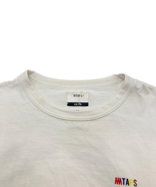 WTAPS（ダブルタップス）WTAPS (ダブルタップス) MIN-NANO (ミンナノ) FLAVA. DESIGN 02 L/S ロングスリーブカットソー ホワイト サイズ:X03の古着・服飾アイテム
