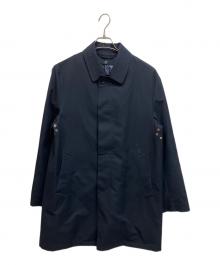 MACKINTOSH PHILOSOPHY（マッキントッシュ フィロソフィー）の古着「TROTTER GATWICK 中綿ライナー付ステンカラーコート」｜ネイビー