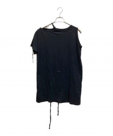 【入手困難】ANN DEMEULEMEESTER　アシンメトリーカットソー　変形 中古・古着通販】ANN DEMEULEMEESTER (アンドゥムルメステール) リボン
