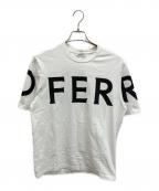 Ferragamoフェラガモ）の古着「ビッグロゴTEE」｜ホワイト×ブラック