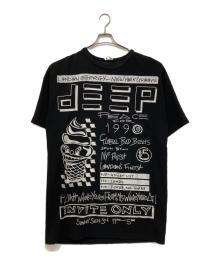 KENZO（ケンゾー）の古着「落書きカットソーワンピース」｜ブラック