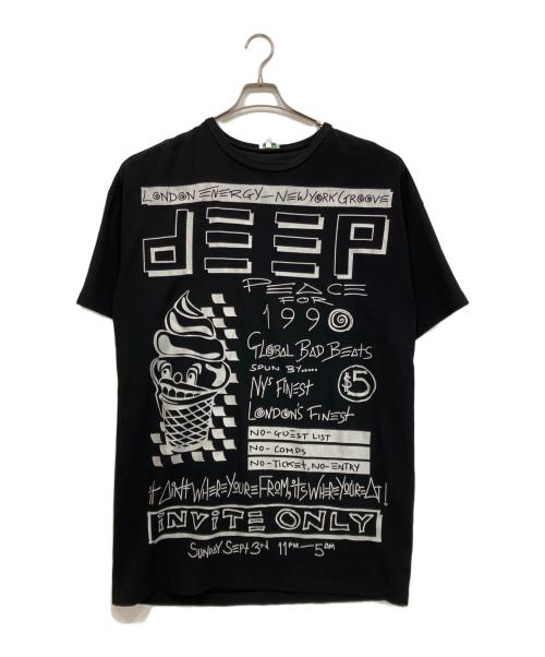 KENZO（ケンゾー）KENZO (ケンゾー) 落書きカットソーワンピース ブラック サイズ:Sの古着・服飾アイテム